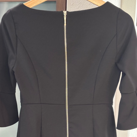 White House Black Market Bell Sleeve Sheath Dress - Black Size 2P - Picture 5 of 12